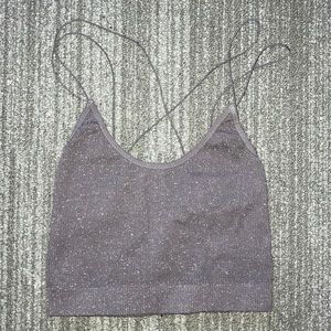 Urban Outfitters Gray Crop Top